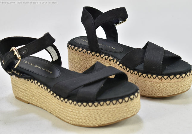 Tommy Hilfiger Damen Sandale Sandalette EUR 38 Nr. 25-S 3730-SchuhGebraucht