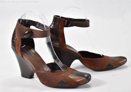 VicMatie Damen Sandale Sandalette SL 25,5 cm Nr. 25-S 1261-Schuh-Gebraucht-secondhand