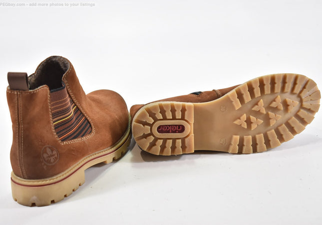 Rieker Damen Stiefelette Boots EUR 38 Nr. 25-B 335 - Schuh-Gebraucht - Second-hand - gebrauchte Schuhe