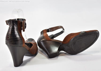 VicMatie Damen Sandale Sandalette SL 25,5 cm Nr. 25-S 1261-Schuh-Gebraucht-secondhand