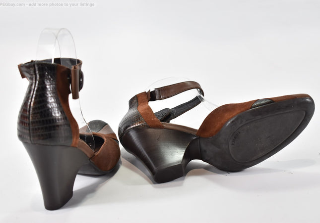 VicMatie Damen Sandale Sandalette SL 25,5 cm Nr. 25-S 1261-Schuh-Gebraucht-secondhand