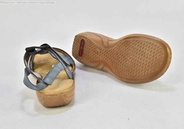 Rieker Damen Sandale Sandalette EUR 37 Nr. 25-S 3683-SchuhGebraucht