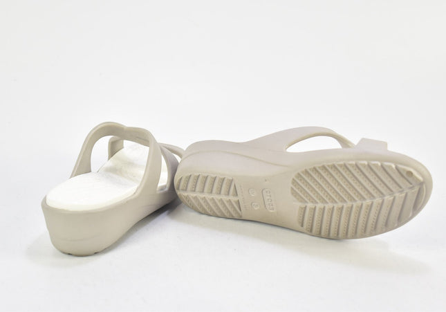 Crocs Damen Sandale Pantolette US 5 Nr. 24-SD 1842-Schuh-Gebraucht-secondhand
