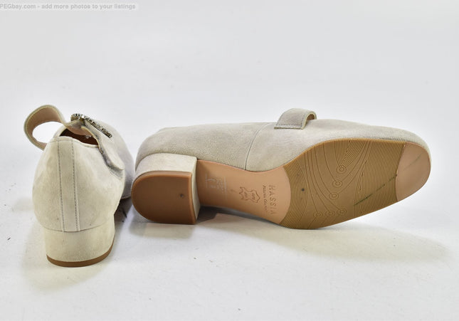 Hassia Damen Pumps High Heels UK 4 Nr.25-M 3501-Schuh-Gebraucht-secondhand