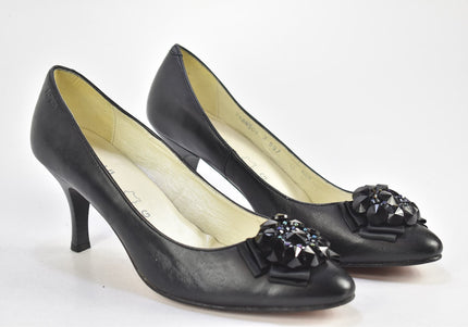 Alpina Damen Pumps High Heels UK 7,5 Nr. 23-A 3343-Schuh-Gebraucht-secondhand