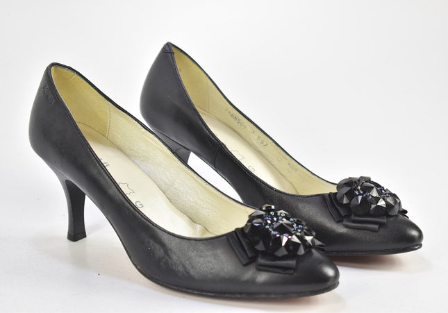 Alpina Damen Pumps High Heels UK 7,5 Nr. 23-A 3343-Schuh-Gebraucht-secondhand