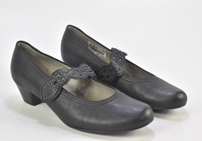Jenny Damen Pumps High Heels UK 5 Nr. 24-F 44-Schuh-Gebraucht-secondhand