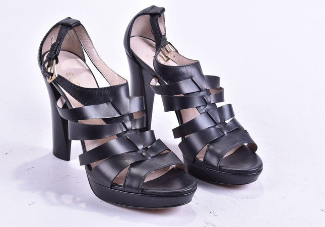 Escada Damen Sandale Sandalette EUR 38 Nr. 24-SD 3817-Schuh-Gebraucht-secondhand