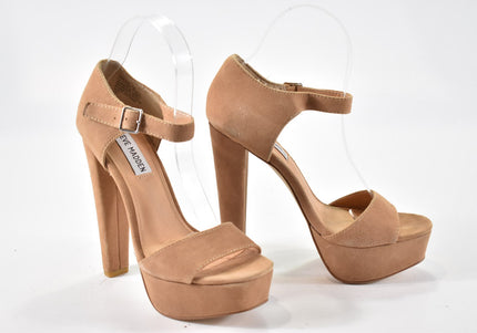Steve Madden Damen Sandale Sandalette US 6 Nr. 24-SD 1423-Schuh-Gebraucht-secondhand
