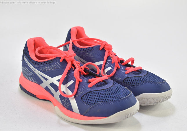 Asics Gel Rocket Damen Sportschuhe Sneaker EUR 39,5 Nr. 25-F 64-Schuh-Gebraucht-secondhand