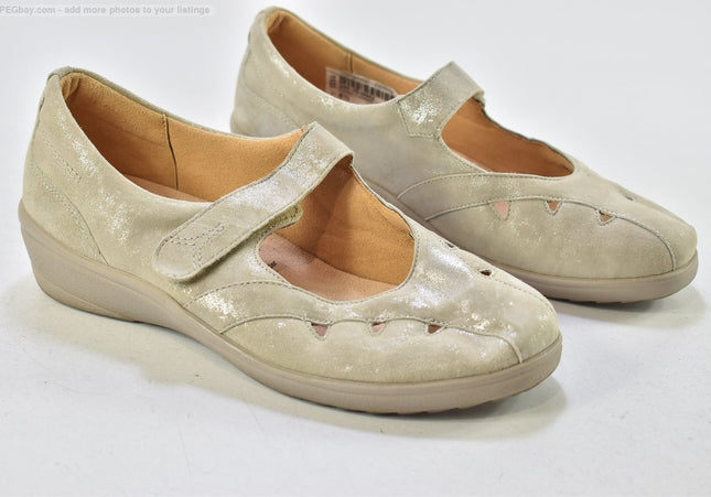 Ganter  Damen Halbschuhe Slipper Ballerinas  UK 6,5 Nr. 26-G 1630