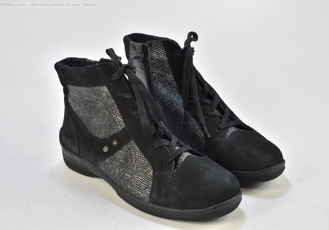 Waldläufer Damen Stiefelette Boots UK 6,5 Nr. 25-B 238-SchuhGebraucht