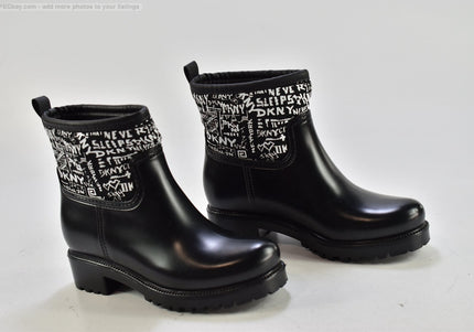DKNY Damen Stiefelette Boots EUR 37,5 Nr. 24-B 5969-Schuh-Gebraucht-secondhand