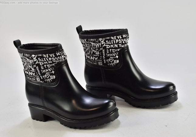 DKNY Damen Stiefelette Boots EUR 37,5 Nr. 24-B 5969-Schuh-Gebraucht-secondhand