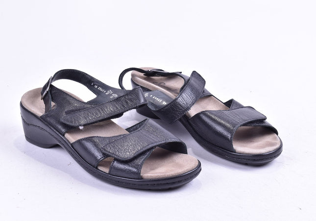 Semler Damen Sandale Sandalette UK 4,5 Nr. 24-SD 2223-Schuh-Gebraucht-secondhand