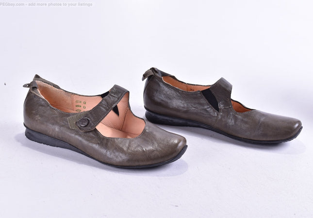 Think Damen Halbschuhe Slipper Ballerinas EUR 37 Nr. 25-F 1467-Schuh-Gebraucht-secondhand