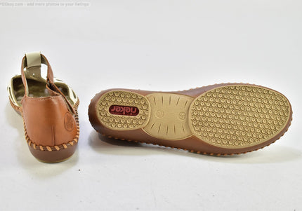 Rieker Damen Sandale Sandalette EUR 37 Nr. 25-S 1526-Schuh-Gebraucht-secondhand