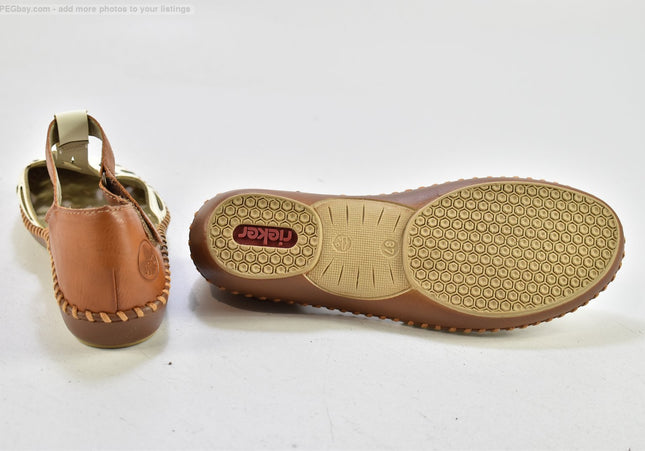 Rieker Damen Sandale Sandalette EUR 37 Nr. 25-S 1526-Schuh-Gebraucht-secondhand