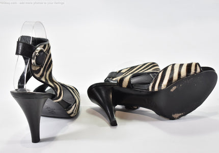 Nino Miraglia Damen Sandale Sandalette EUR 39 Nr. 25-S 1206-Schuh-Gebraucht-secondhand