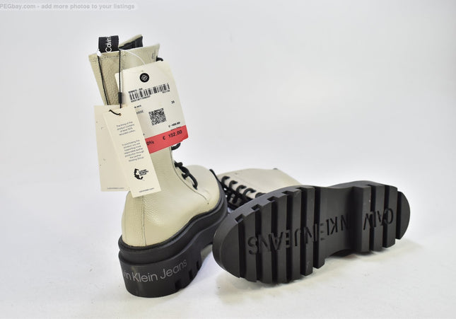 Calvin Klein Jeans Damen Stiefelette Boots EUR 38 Nr. 25-B 180-SchuhGebraucht