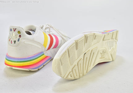 Adidas Sample ZX 1K Boost Pride Herren Sportschuhe Sneaker  Gr.42 2/3 Nr. 26-T 65