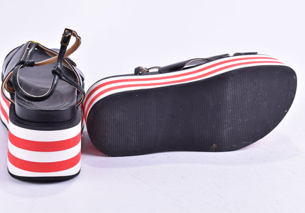 Marni Damen Sandale Sandalette EUR 36,5 Nr. 24-SD 3315-Schuh-Gebraucht-secondhand