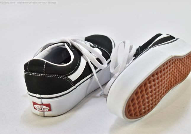 Vans Damen Sportschuhe Sneaker EUR 38,5 Nr. 25-T 1212-gebrauchte Schuhe-Second hand-SchuhGebraucht