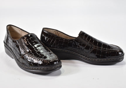 Medicus Damen Halbschuhe Slipper Ballerinas UK 4,5 Nr. 24-J 2396-Schuh-Gebraucht-secondhand