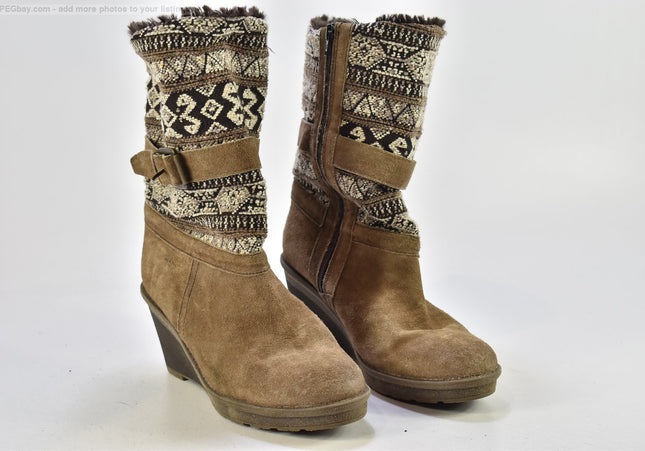 Marc Damen Stiefel Stiefelette Boots EUR 42 Nr. 25-B 1219-gebrauchte Schuhe-second hand-SchuhGebraucht