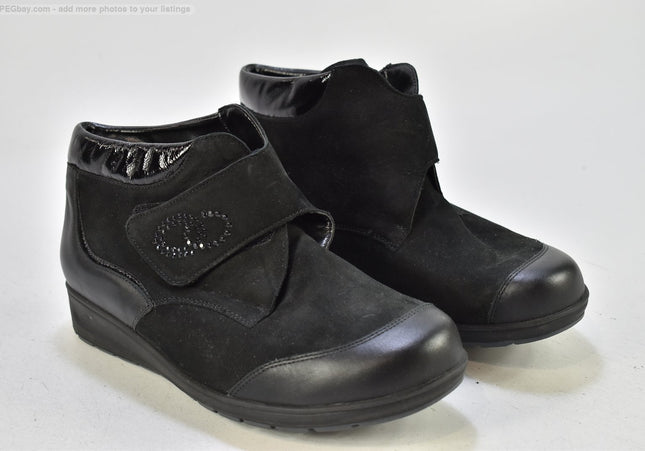 Waldläufer Damen Stiefelette Boots UK 6 Nr. 25-B 240-SchuhGebraucht