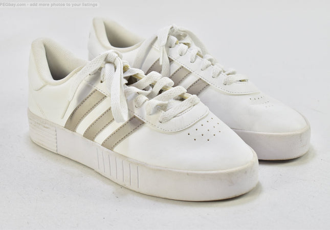 Adidas Court Bold Damen Sportschuhe Sneaker EUR 40 2/3 Nr. 25-T 66-second hand-gebrauchte Schuhe-SchuhGebraucht