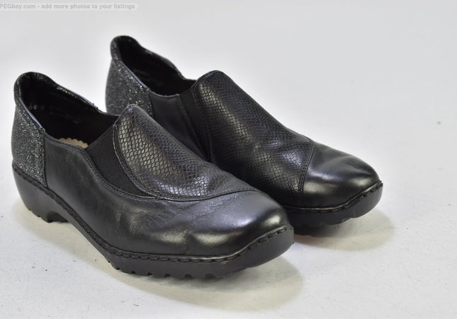 Rieker Damen Halbschuhe Slipper Ballerinas EUR 38 Nr. 25-Z 1366-SchuhGebraucht