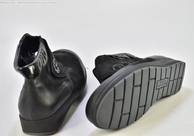 Waldläufer Damen Stiefelette Boots UK 6 Nr. 25-B 240-SchuhGebraucht