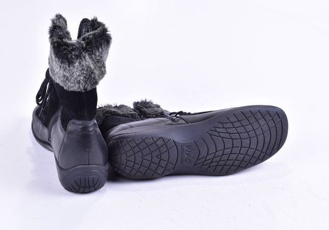 Vivo Damen Stiefelette Boots UK 4 Nr. 24-B 2313-Schuh-Gebraucht-secondhand
