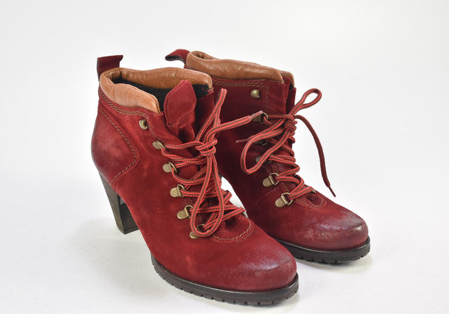 Paul Green Damen Stiefelette Boots UK 5,5 Nr. 24-F 4050-Schuh-Gebraucht-secondhand