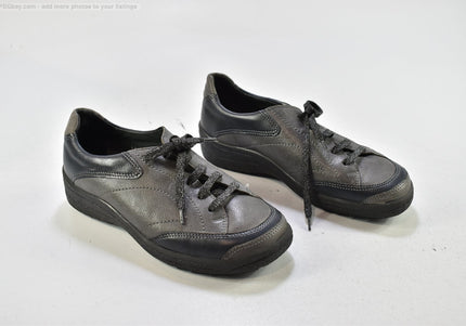 Ströber Damen Halbschuhe Freizeitschuhe UK 4,5 Nr. 25-A 417-Schuh-Gebraucht-secondhand