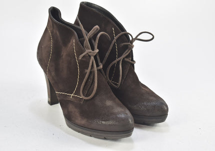 Paul Green Damen Stiefelette Boots UK 3 Nr. 24-F 1280-Schuh-Gebraucht-secondhand