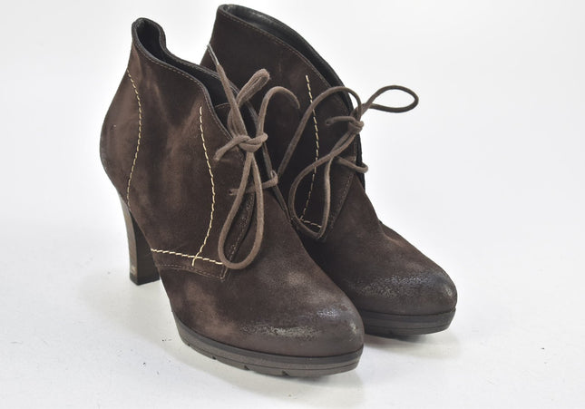 Paul Green Damen Stiefelette Boots UK 3 Nr. 24-F 1280-Schuh-Gebraucht-secondhand