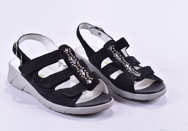 Waldläufer Damen Sandale Sandalette UK 4,5 Nr. 24-SD 1593-Schuh-Gebraucht-secondhand