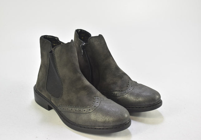 Rieker Damen Stiefelette Boots EUR 37 Nr. 24-B 616-Schuh-Gebraucht-secondhand