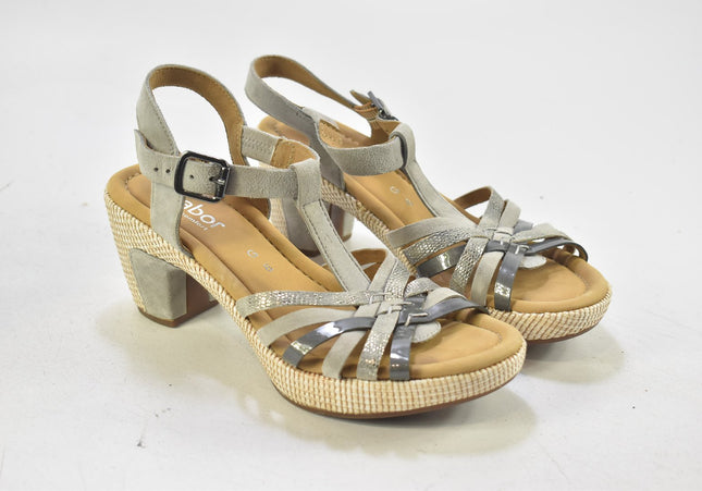 Gabor Damen Sandale Sandalette UK 6 Nr. 25-S 54-Schuh-Gebraucht-secondhand