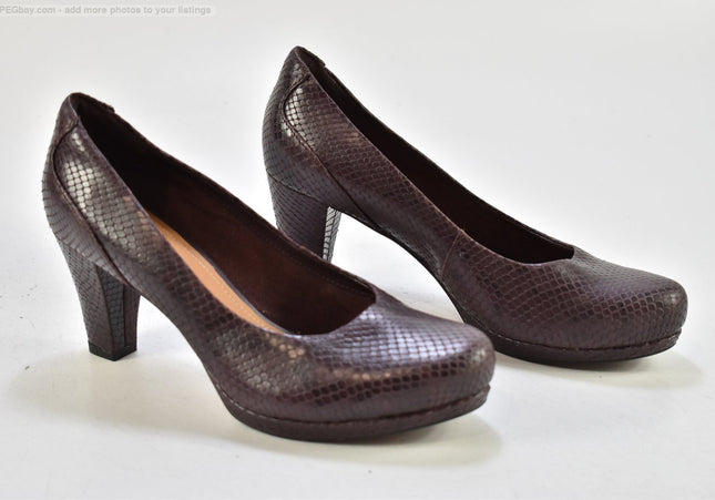 Clarks Damen Pumps High Heels EUR 41 Nr.25-M 3508-Schuh-Gebraucht-secondhand