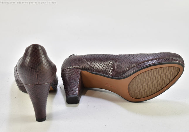Clarks Damen Pumps High Heels EUR 41 Nr.25-M 3508-Schuh-Gebraucht-secondhand