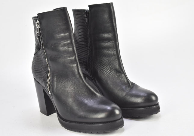 Manfield Damen Stiefelette Boots EUR 36 Nr. 23-A 2890-Schuh-Gebraucht-secondhand