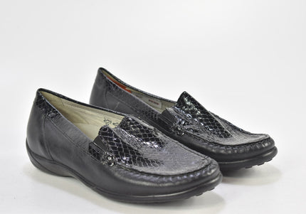 Waldläufer Damen Halbschuhe Slipper Ballerinas UK 4,5 Nr. 23-A 887-Schuh-Gebraucht-secondhand