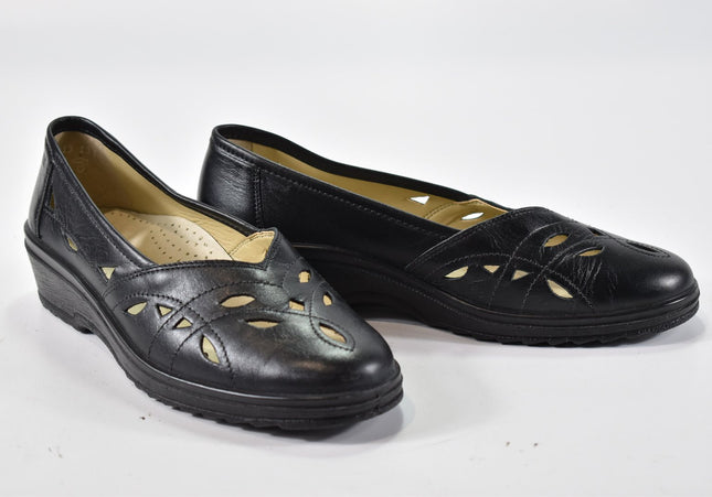 Alpina Damen Halbschuhe Slipper Ballerinas UK 5 Nr. 24-J 2338-Schuh-Gebraucht-secondhand