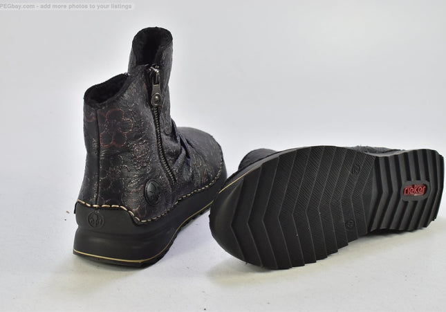 Rieker  Damen Stiefelette Boots  EUR 40 Nr. 25-B 3821