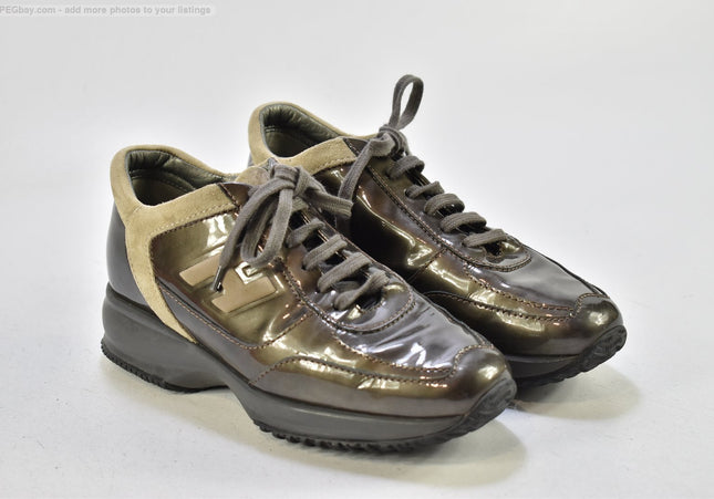 Hogan Damen Halbschuhe Freizeitschuhe EUR 36,5 Nr. 25-T 1682-gebrauchte Schuhe-Second hand-SchuhGebraucht