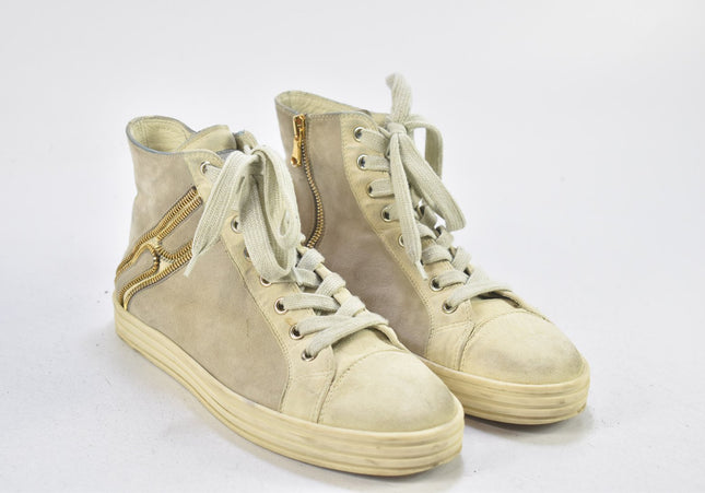 Hogan Rebel Damen Stiefelette Boots EUR 37,5 Nr. 24-B 2487-Schuh-Gebraucht-secondhand