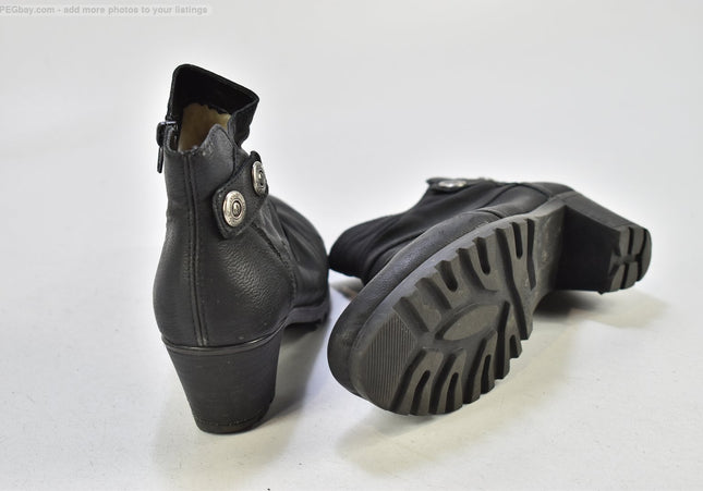 Rieker Damen Stiefelette Boots EUR 38 Nr. 25-B 749-gebrauchte schuhe-second hand-SchuhGebraucht